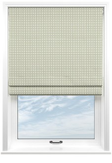 Weavers, Bud Green - Twist&Fit Roman Blind